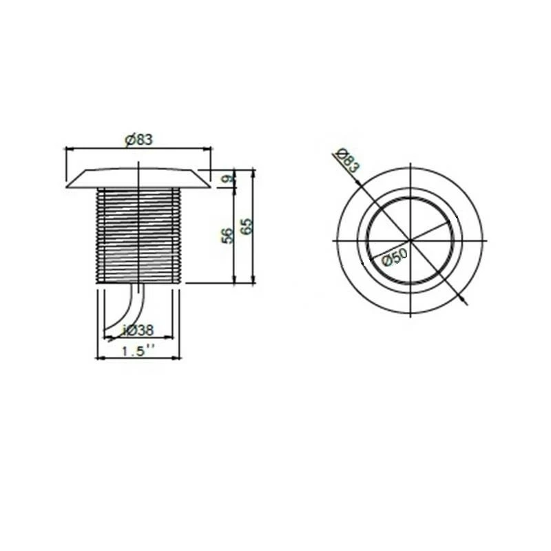 Acqua Source Χωνευτό Κουμπωτό (63mm) Φωτιστικό LED 6W Σε Θερμό Φως (3300K) ABS Πλαστικό Λευκό 4 Acqua Source Χωνευτό Κουμπωτό (63mm) Φωτιστικό LED 6W Σε Θερμό Φως (3300K) ABS Πλαστικό Λευκό - Image 2