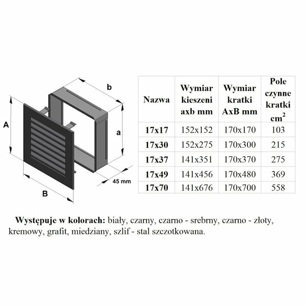 Περσίδα KRATKI FRESH 17X17CM Γραφίτης 5 Περσίδα KRATKI FRESH 17X17CM Γραφίτης - Image 3