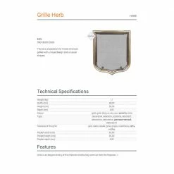 Περσίδα διακοσμητική KRATKI HERB Χρυσό 8 Περσίδα διακοσμητική KRATKI HERB Χρυσό -ΦΙΛΤΡΑ ΝΕΡΟΥ κατάστημα kratki herb διακοσμητικη περσιδα σε χρωμα χρυσο 2