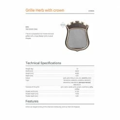 Περσίδα διακοσμητική KRATKI HERBK Χρυσό 8 Περσίδα διακοσμητική KRATKI HERBK Χρυσό -ΦΙΛΤΡΑ ΝΕΡΟΥ κατάστημα kratki herbk διακοσμητικη περσιδα σε χρωμα χρυσο 2