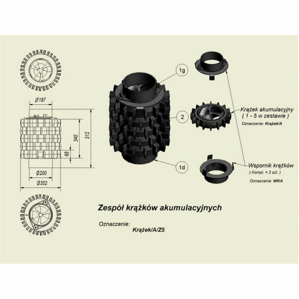 Συσσωρευτής θερμότητας μαντεμένιος KRATKI KRAZEK A Z5 4 Συσσωρευτής θερμότητας μαντεμένιος KRATKI KRAZEK A Z5 - Image 2