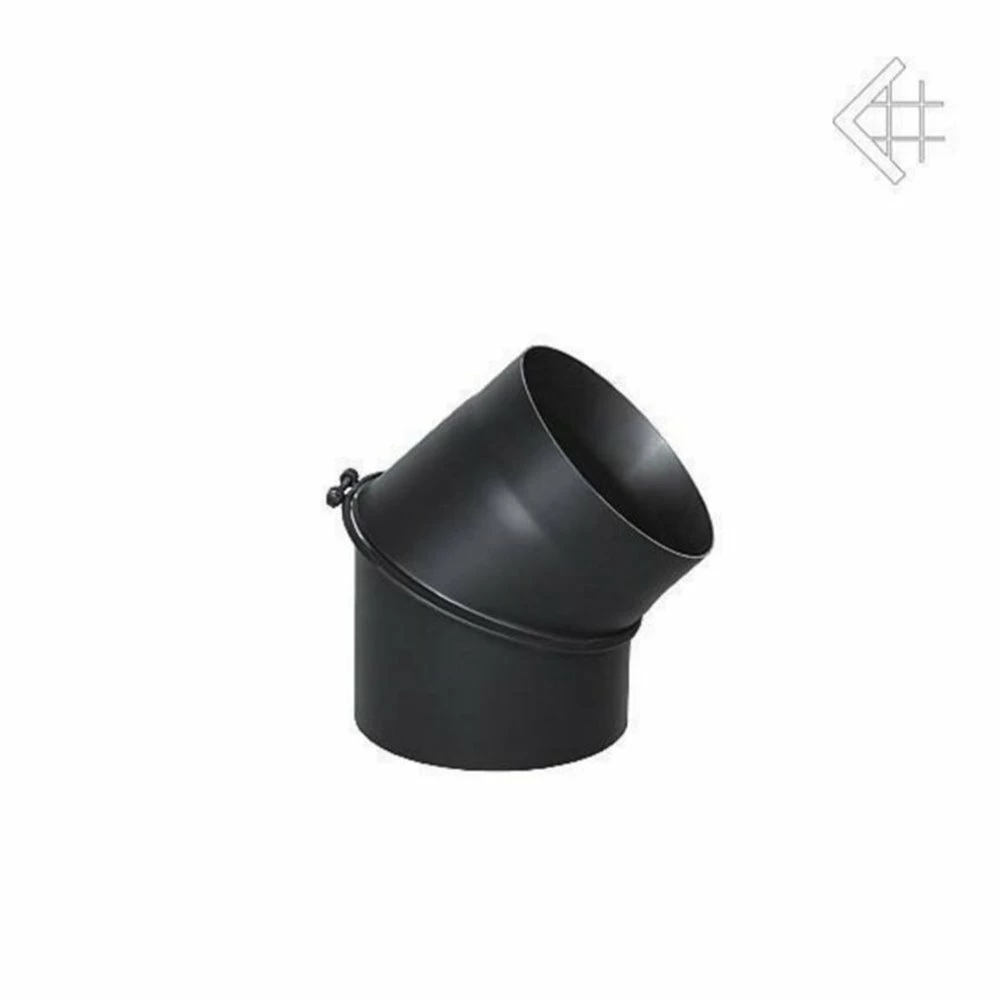 Γωνία Φ160 Μαύρου χάλυβα KRATKI KS160/45ο 3 Γωνία Φ160 Μαύρου χάλυβα KRATKI KS160/45ο