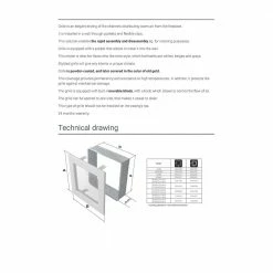 Περσίδα διακοσμητική ανοιγόμενη / ρυθμιζόμενη KRATKI RETRO1/17/G/A Γραφίτης -ΦΙΛΤΡΑ ΝΕΡΟΥ κατάστημα kratki retro1 17 g a διακοσμητικη περσιδα με ανοιγομενη πορτα και ρυθμιση ροησ σε χρωμα γραφιτη 3