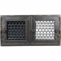 Περσίδα διακοσμητική ανοιγόμενη / ρυθμιζόμενη KRATKI RETRO2/17/G/A Γραφίτης