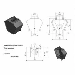 Εναλλάκτης νερού Φ200 KRATKI WCW2-200 7KW / 50-70m2 -ΦΙΛΤΡΑ ΝΕΡΟΥ κατάστημα kratki wcw2 200 7kw 200 1