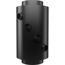 Εναλλάκτης καμινάδας Φ200 Μαύρου χάλυβα KRATKI TURBODYM/P 7KW