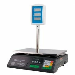 Ζυγαριά 40Kg / 5gr διπλής οθόνης 34Χ23cm με κολώνα (εργαστηριακή χρήση) BORMANN DS4500