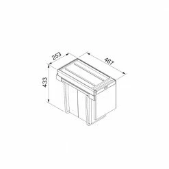 ΦΙΛΤΡΑ ΝΕΡΟΥ κατάστημα -ΦΙΛΤΡΑ ΝΕΡΟΥ κατάστημα κάδος διαχωρισμού απορριμμάτων franke cube 30 3192050031 1