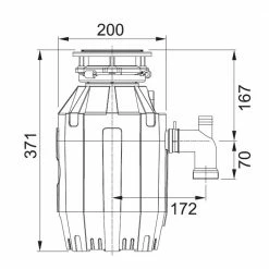 Σκουπιδοφάγος FRANKE TE 75 DELUXE 3102053931 με ηχομονωτικό κέλυφος -ΦΙΛΤΡΑ ΝΕΡΟΥ κατάστημα σκουπιδοφάγος franke te 75 deluxe 3102053931 με ηχομονωτικό κέλυφος 2